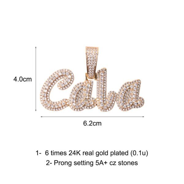 Collier prénom personnalisé pour hommes - 2