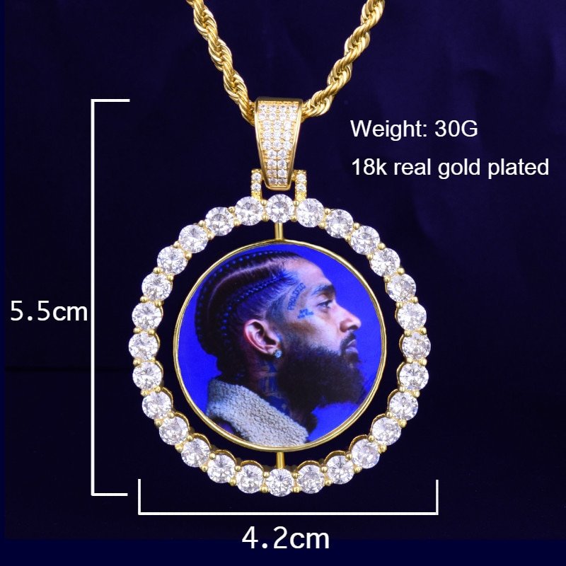 Rotating Photo Pendant - 4