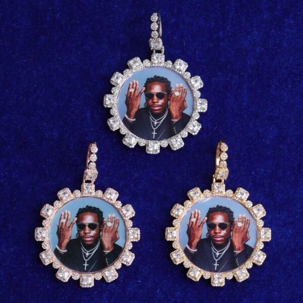Collier avec photo pour hommes - 3