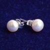 Relief Letter Pearl Earrings