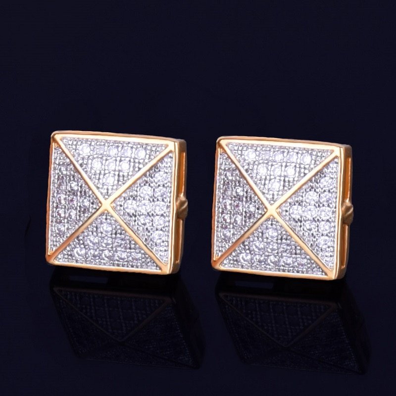 Square Earrings for Men - 8