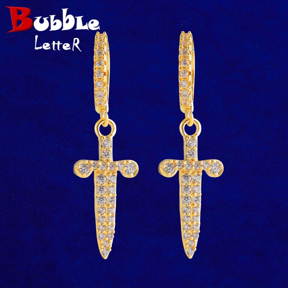 Sword Hoop Earrings - 1