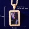 Gold Photo Pendant in Various Shapes - 6