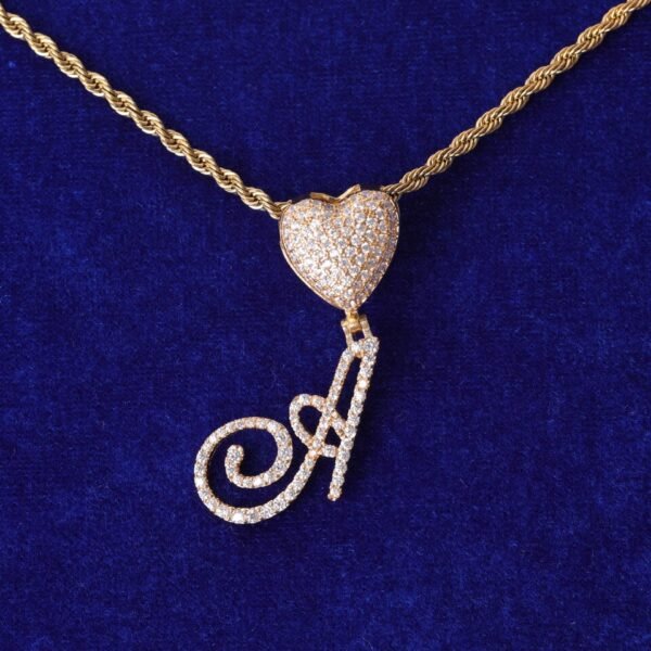 Pendentif Lettre Cœur