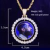 Gold Photo Pendant in Various Shapes - 9
