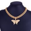 Pendentif Papillon Doré - 5