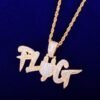 Letter "Plug" Pendant for Men