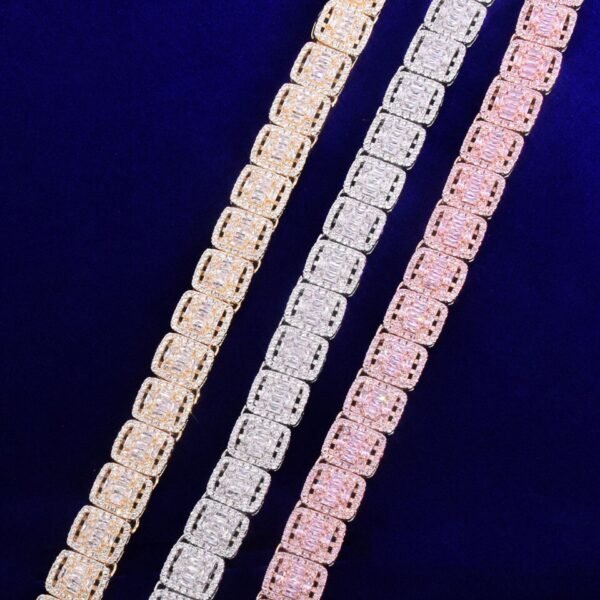 Collier Lettre Baguette - 7