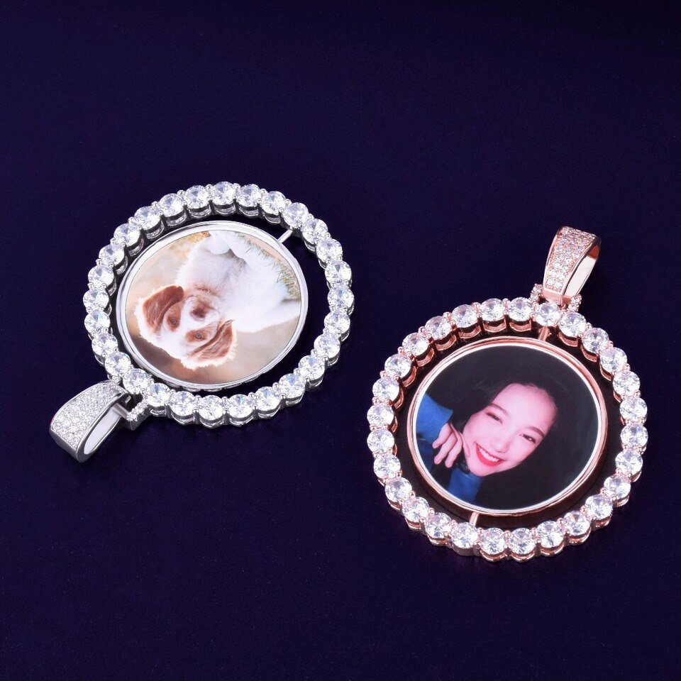 Gold Photo Pendant in Various Shapes - 20