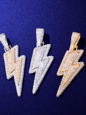 Lightning Bolt Pendant Necklace