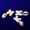 Collier Lettres Huile Rose avec Chaîne Tennis - 4
