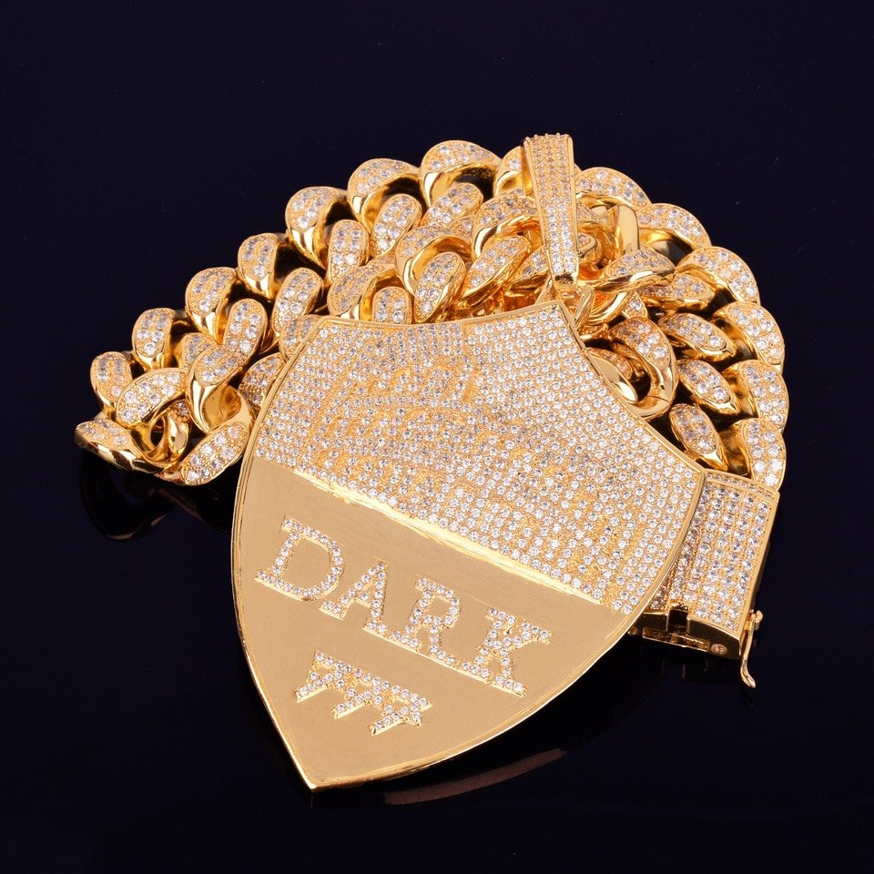 Zircon Shield Pendant - 5