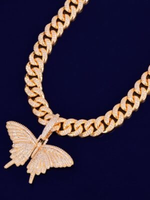 Gold Butterfly Pendant