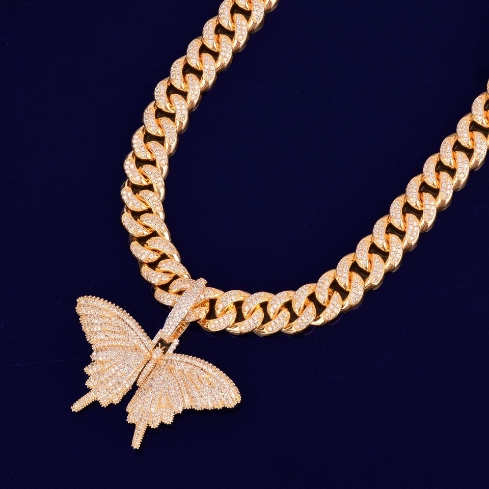 Butterfly Pendant Necklace - 4