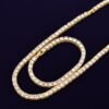 Tennis Necklace and Bracelet Set