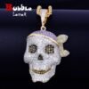 Gold Skull Necklace - 1