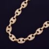 Collier Chaîne Cubaine Lettres en Cuivre pour Hommes - 6