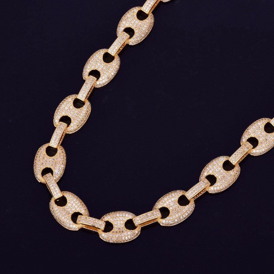 Cuban Link Letter Necklace in Copper - 6