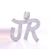 Collier prénom personnalisé avec zirconia pour hommes - 2