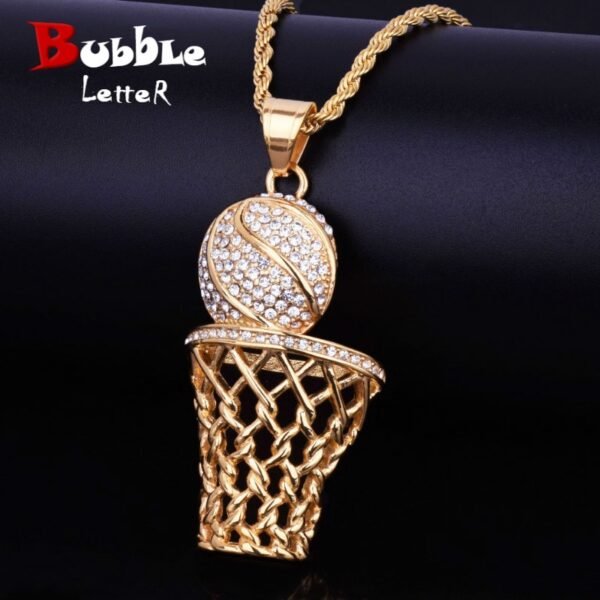 Pendentif Basketball Strass - 2