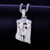 Collier pendentif tête de Jésus - 2