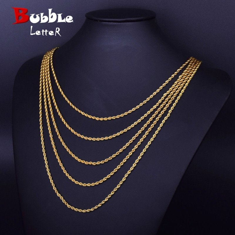 Braided Gold Chain - 1