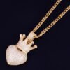 Crown Heart Pendant - 1