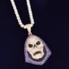 Skull Zircon Pendant Necklace - 6