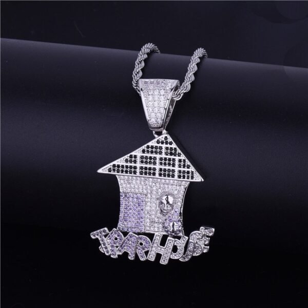 Collier Pendentif Maison de Noël - 8