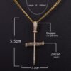 Pendentif Croix Clou - 5
