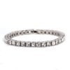 Bracelet pour hommes en alliage doré avec strass - 9