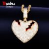 Collier Pendentif Cœur Brisé pour Hommes - 1