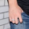 Bague Lettres Bulle pour Hommes - 4