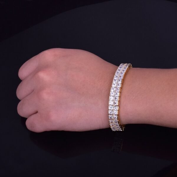 Bracelet Carré Doré - 7