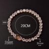 Bracelet Tennis Homme en Zircon 3mm-4mm - 3