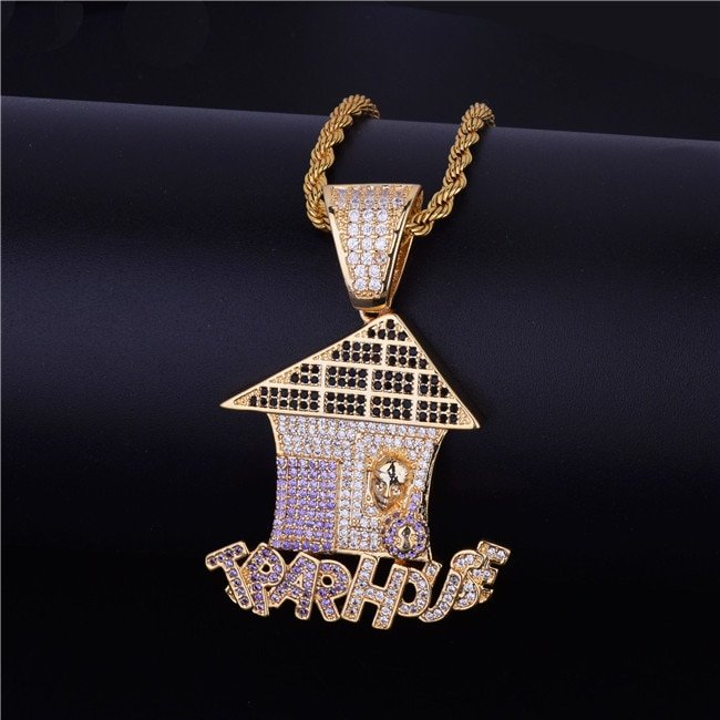 Collier Pendentif Maison de Noël