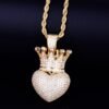 Crown Heart Pendant