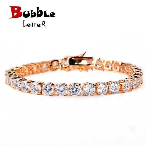 Bracelet Tennis Homme en Zircon 3mm-4mm - 1