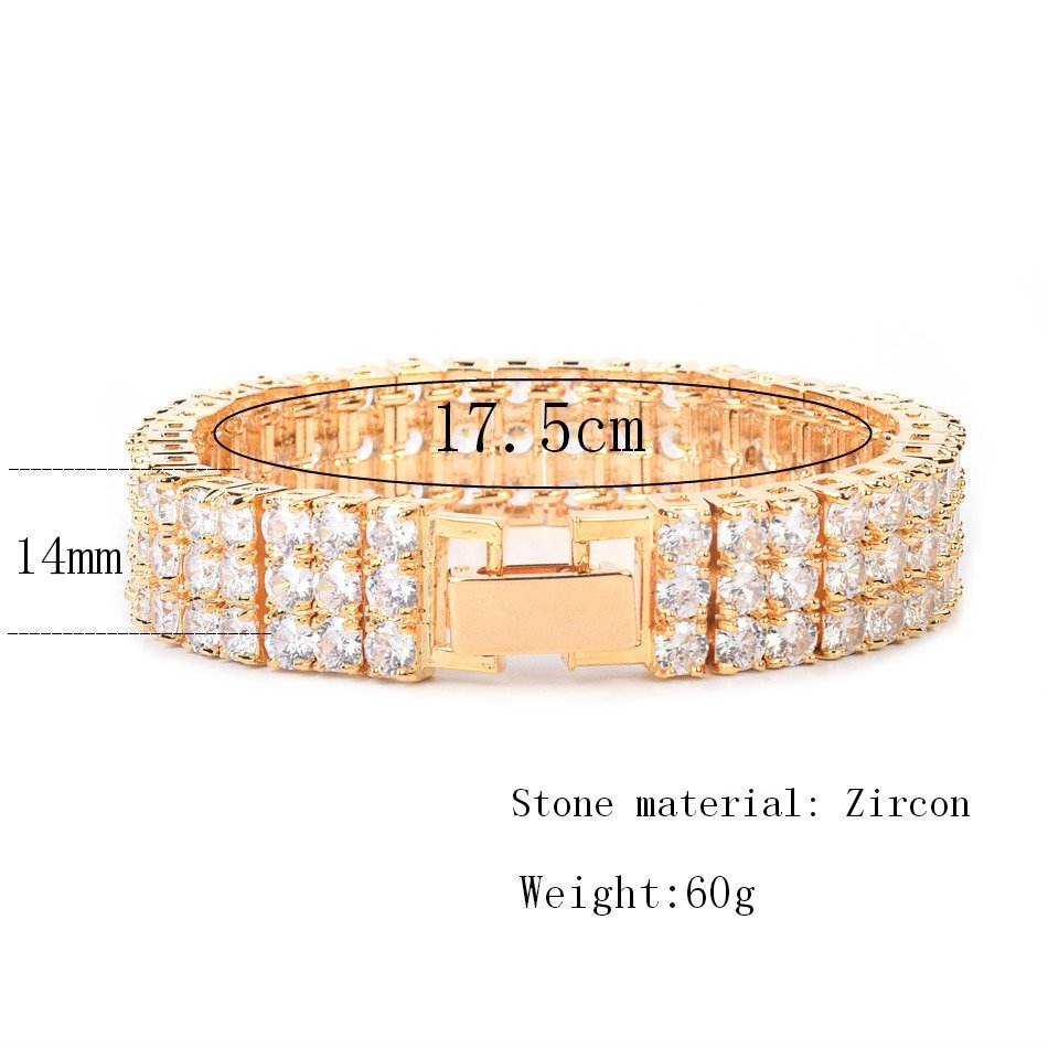 Men's Tennis Bracelet - 6