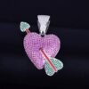 Heart Arrow Zircon Pendant - 2