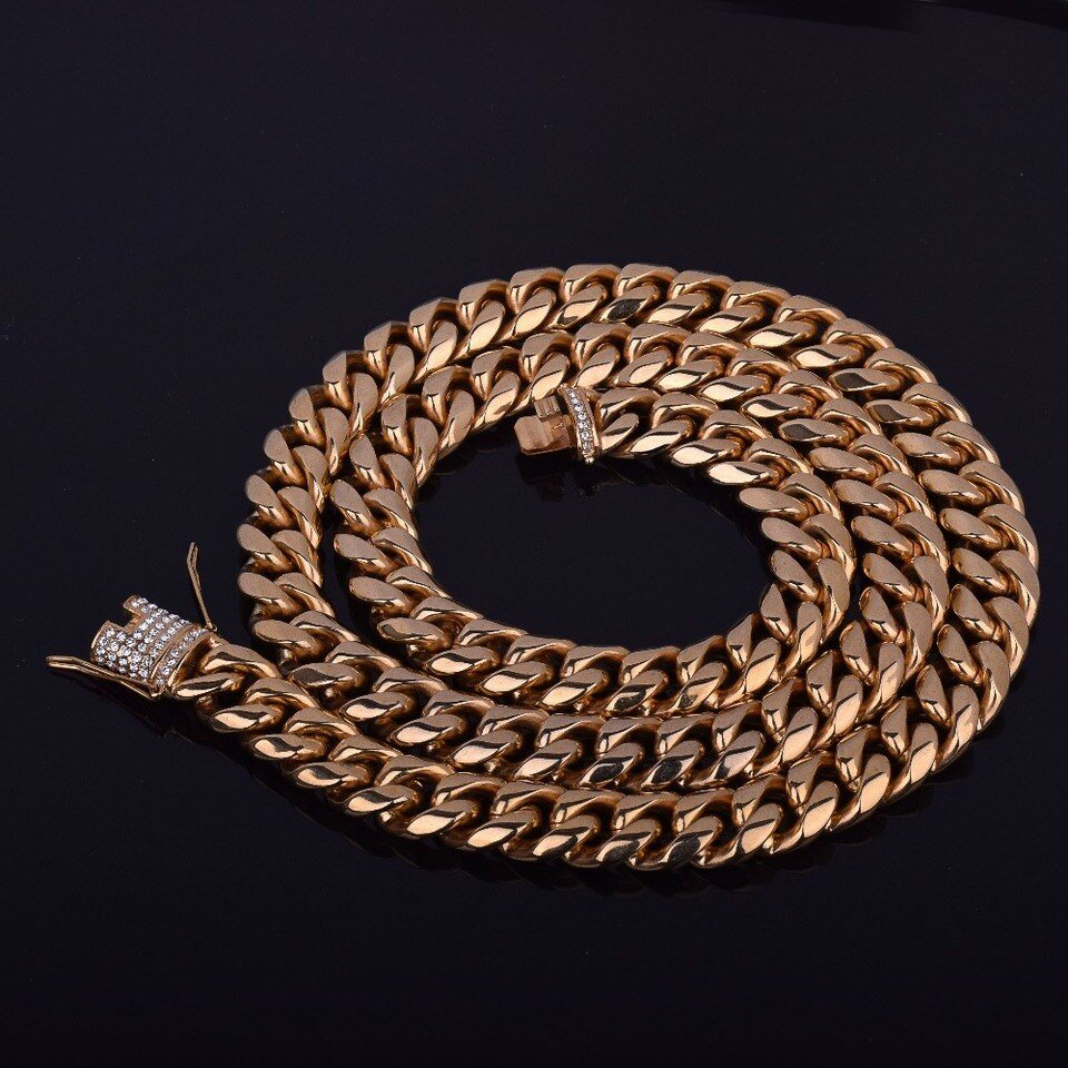 Collier Maillons Cubains 12mm - 3