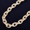 Collier Punk Bling Doré 20mm - 7