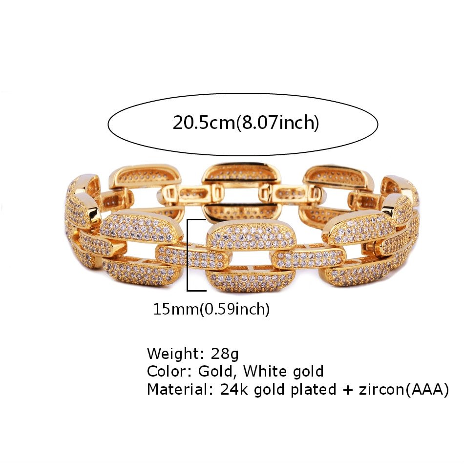 Cuban Miami Zircon Bracelet - 3