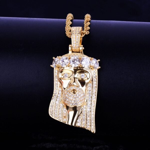 Collier pendentif tête de Jésus - 7