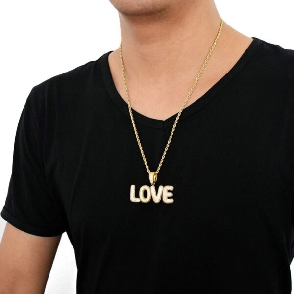 Collier plaque prénom pour hommes - 3