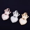 Crown Heart Pendant - 7