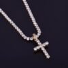 Ensemble Croix & Collier Tennis 3mm - 3