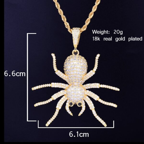 Pendentif Araignée Dorée - 5