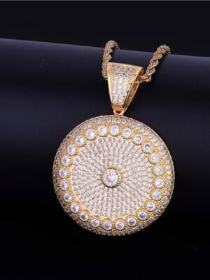 Round Solitaire Pendant Necklace