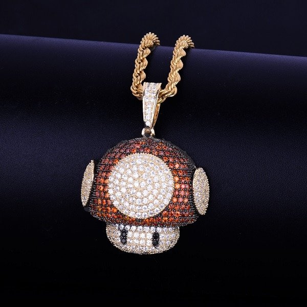Collier pendentif tête - 12